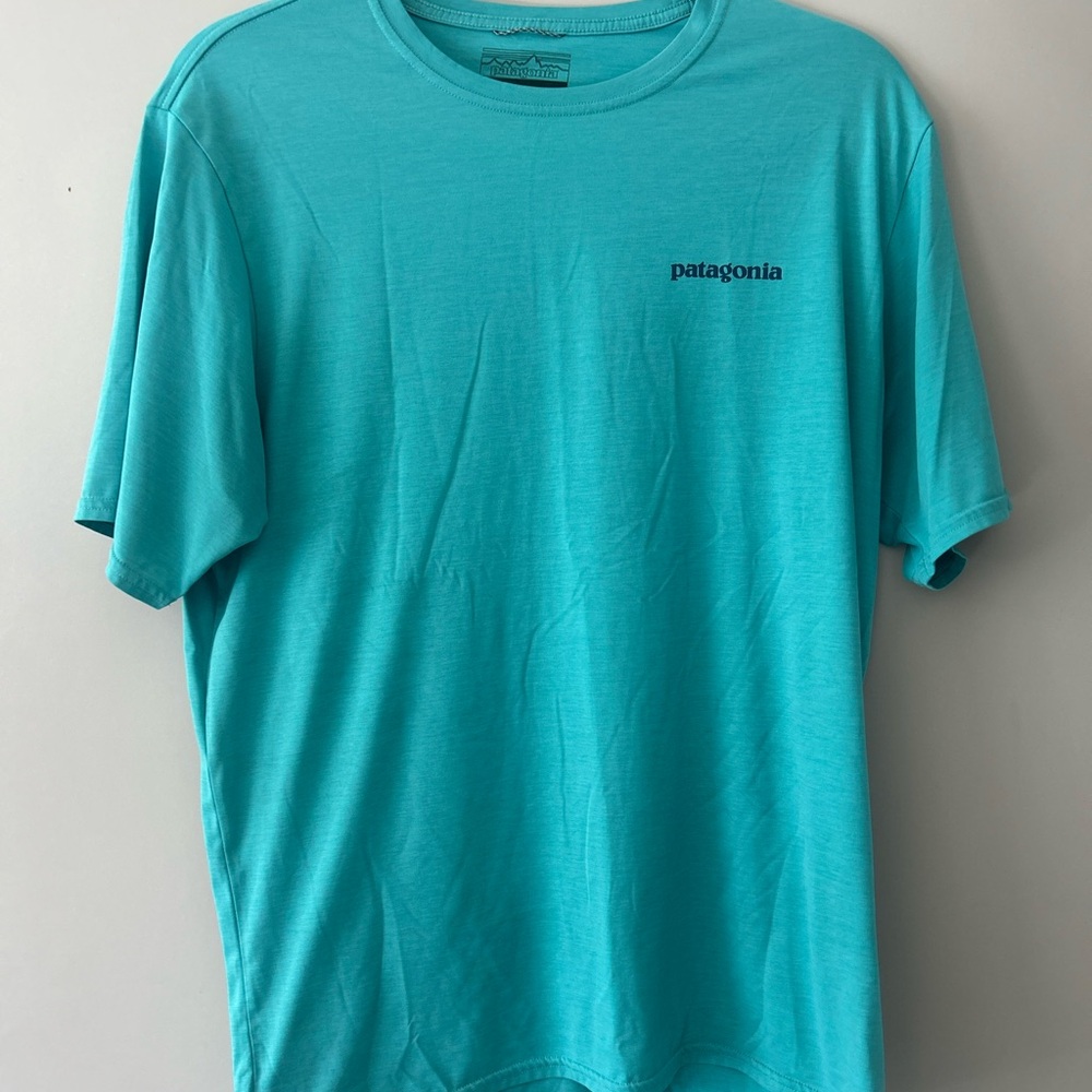Patagonia Men's Aqua Short Sleeve Tee